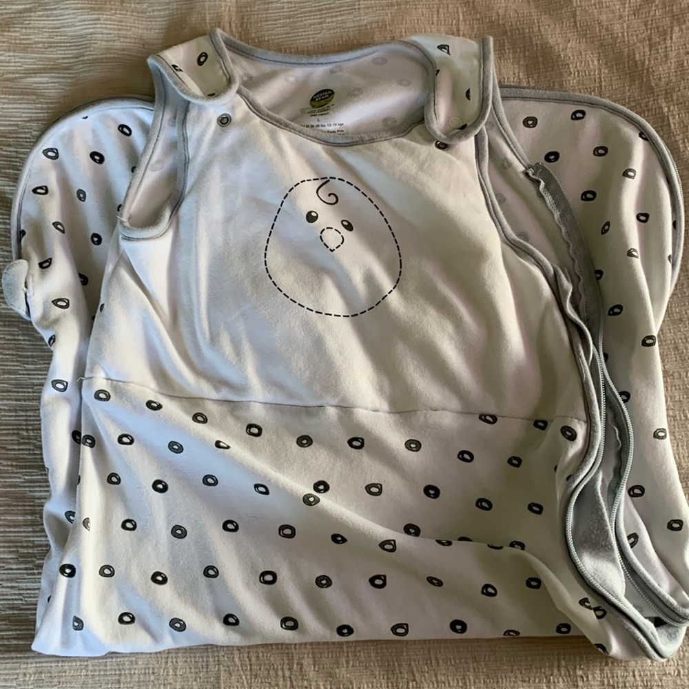 Nested bean sleep sack